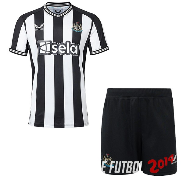 Camiseta Del Conjunto Completo Newcastle United Nino Primera 2023/2024
