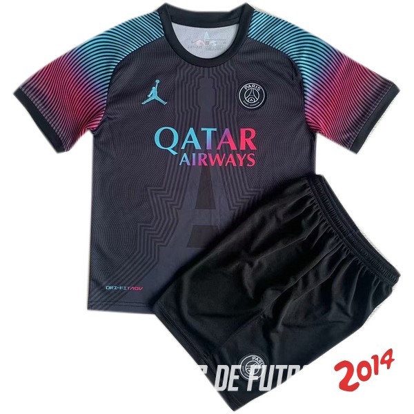 Camiseta Paris Saint Germain Ninos Especial Purpura Negro 2023/2024