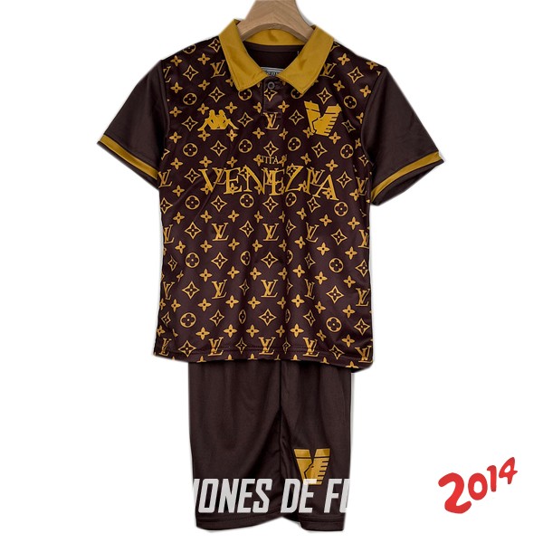 Camiseta Del Conjunto Completo Venezia Ninos Especial Marron 2023/2024