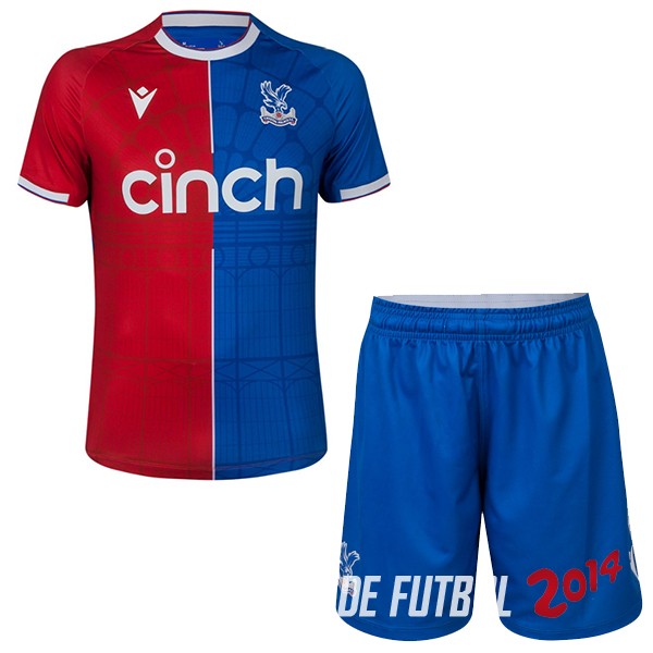 Camiseta Conjunto Completo Del Crystal Palace Nino Primera 2023/2024