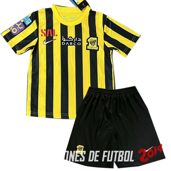 Camiseta Del Conjunto Completo Ittihad Nino Primera 2023/2024