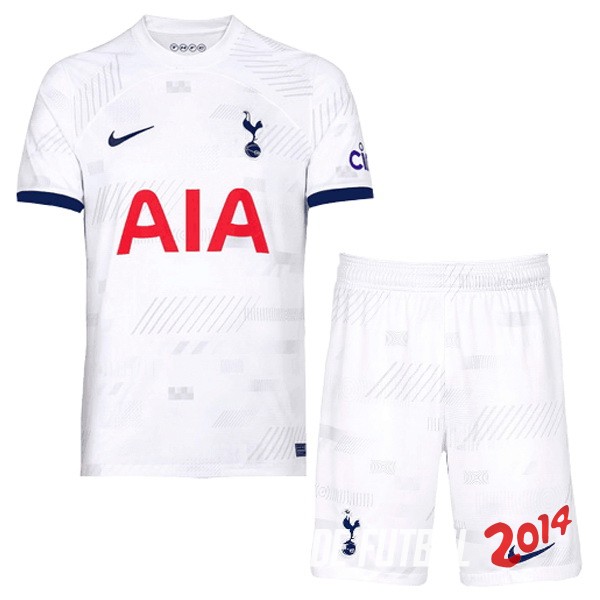 Camiseta Del Conjunto Completo Tottenham Hotspur Ninos Primera 2023/2024