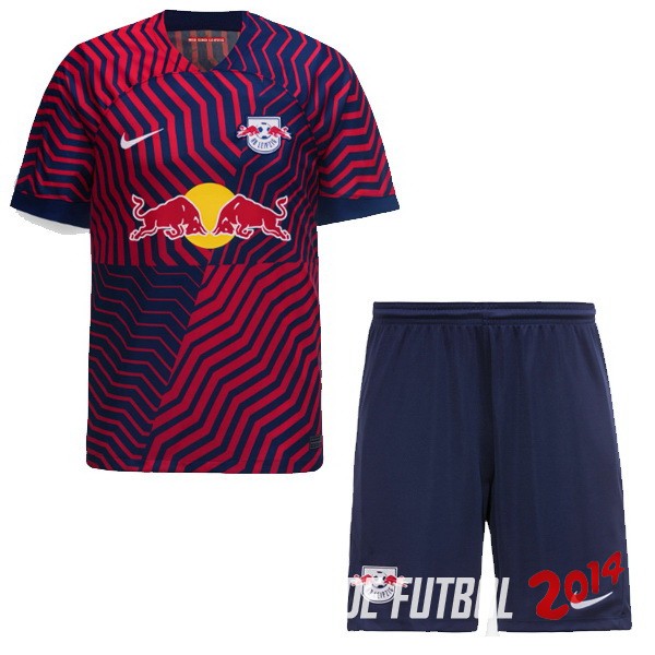 Camiseta Del Conjunto Completo RB Leipzig Ninos Segunda 2023/2024