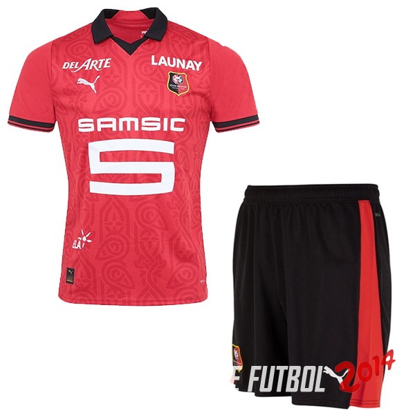 Camiseta Del Conjunto Completo Stade Rennais Nino Primera 2023/2024