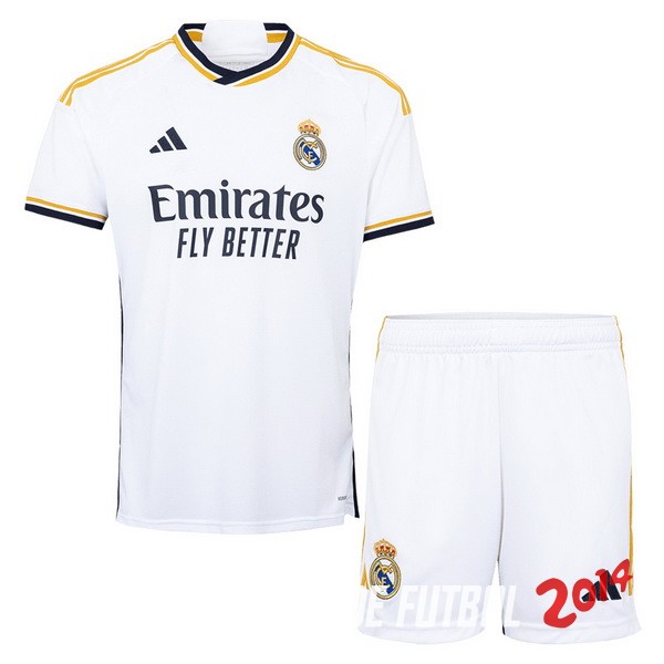 Camiseta Del Conjunto Completo Real Madrid Ninos Primera 2023/2024