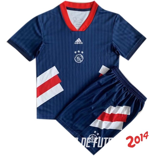 Camiseta Del Conjunto Completo Ajax Nino Especial 2023/2024 Azul Marino