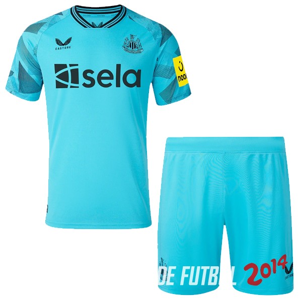 Camiseta Del Conjunto Completo Hombre Newcastle United Portero Azul 2023/2024
