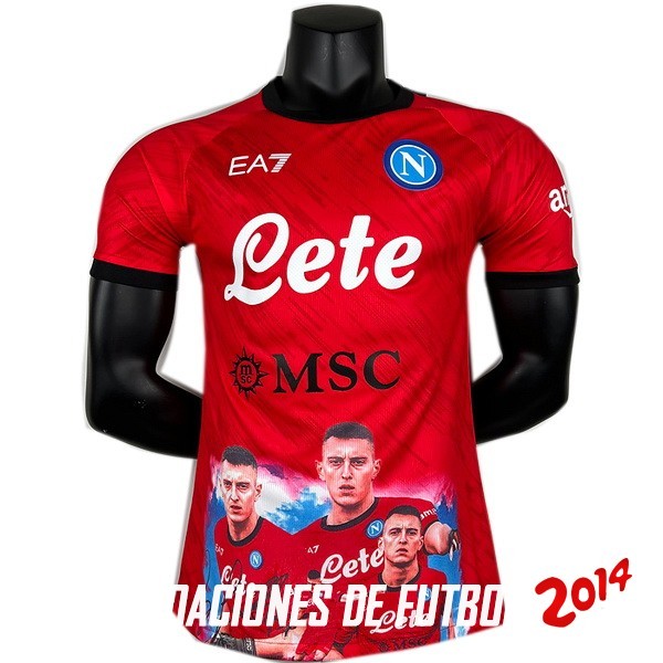 Tailandia Jugadores Camiseta Del Napoli Especial 2023/2024 Rojo