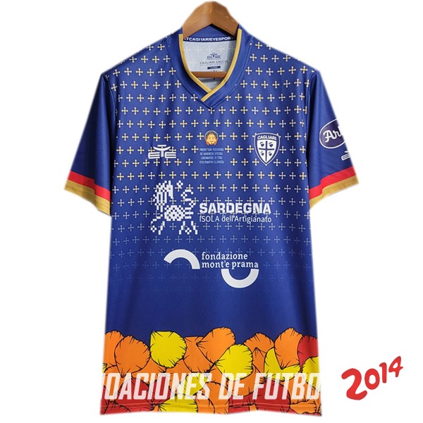 Tailandia Camiseta Del Cagliari Calcio Especial 2023/2024 Azul