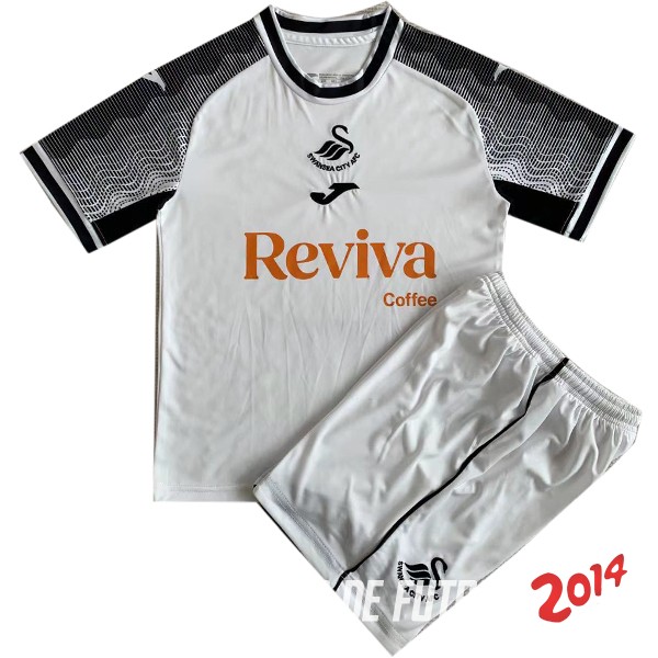 Camiseta Del Conjunto CompletoSwansea City Ninos Primera 2023/2024