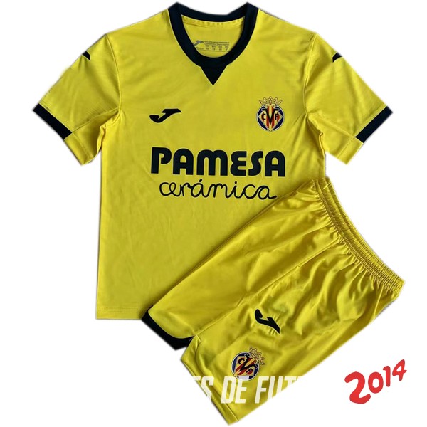 Camiseta Del Conjunto Completo Villarreal Ninos Primera 2023/2024