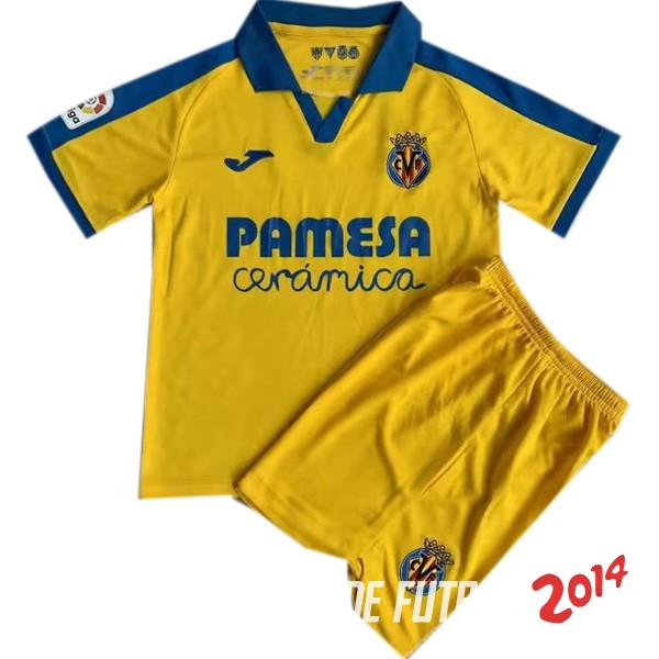 Camiseta Del Conjunto Completo Villarreal Ninos Especial Amarillo 2022/2023