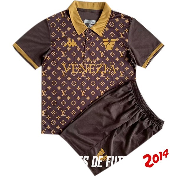 Camiseta Del Conjunto Completo Hombre Venezia Especial 2023-2024 Marron