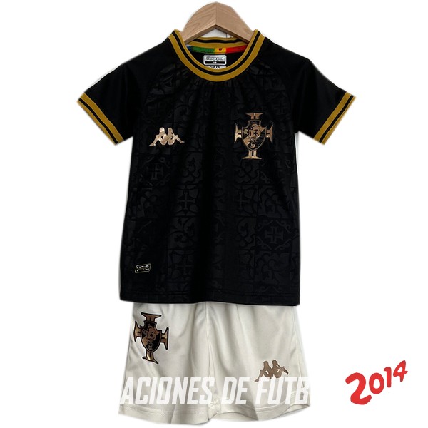 Camiseta Vasco da Gama Ninos Portero Negro 2022/2023