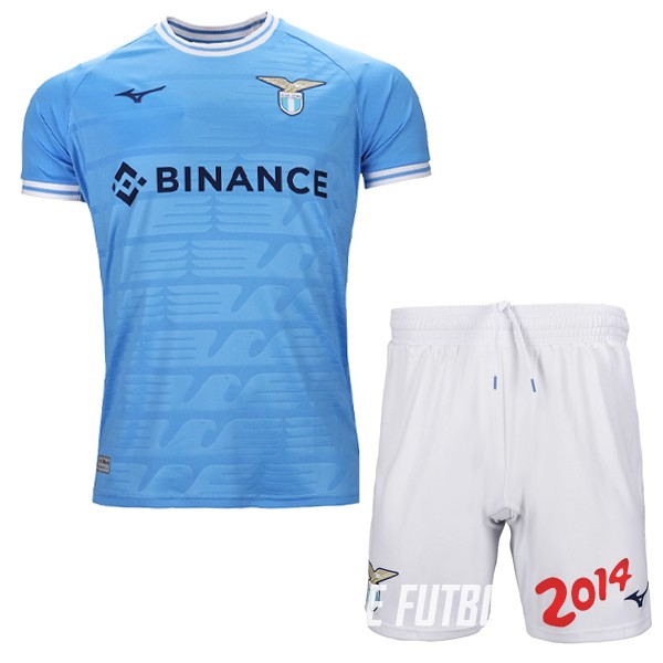 Camiseta Del Conjunto Completo SS Lazio Ninos Primera 2022/2023