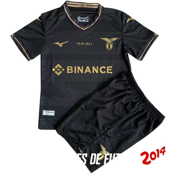 Camiseta Del Conjunto Completo Hombre Lazio Especial 2022-2023 Negro