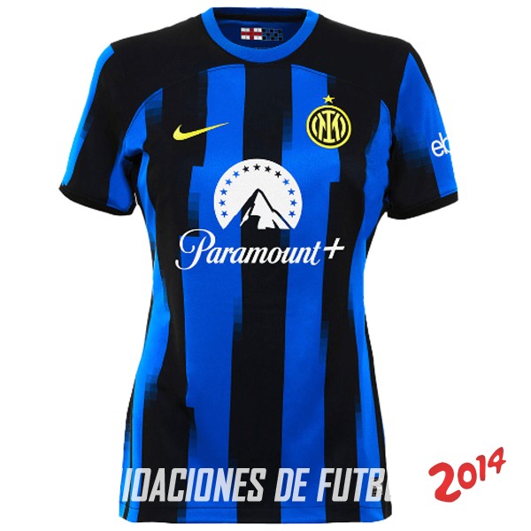 Camiseta Del Inter Milan Mujer Primera 2023/2024