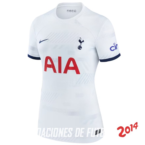 Camiseta Del Tottenham Hotspur Mujer Primera 2023/2024 Camiseta Del Tottenham Hotspur Mujer Primera 2023/2024