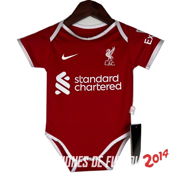 Camiseta Del Conjunto Completo Liverpool Nino Onesies Primera 2023/2024