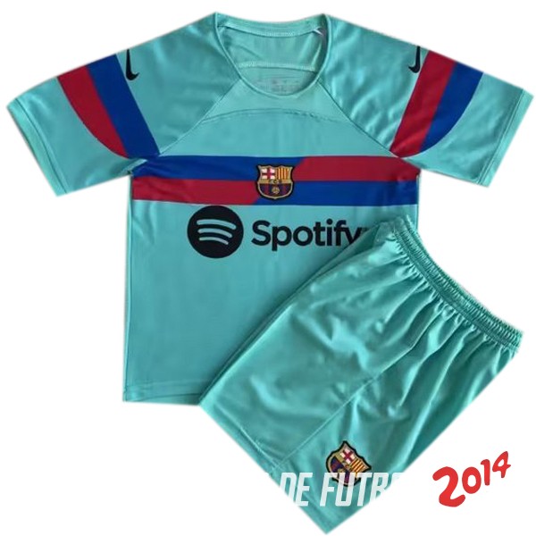 Camiseta Del Conjunto Completo FC Barcelona Ninos 2023/2024