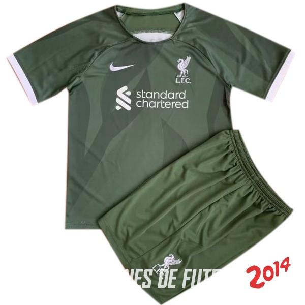 Camiseta Del Conjunto Completo Liverpool Nino 2023/2024