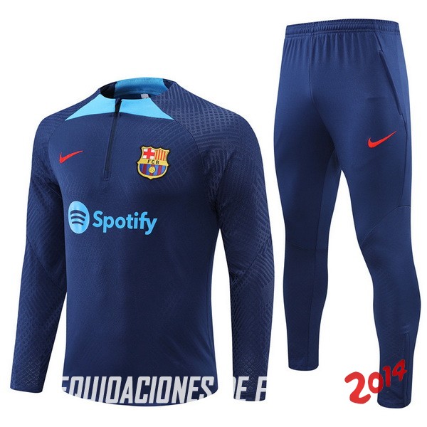 Chandal Del Conjunto Completo FC Barcelona Ninos Azul Marino 2022/2023
