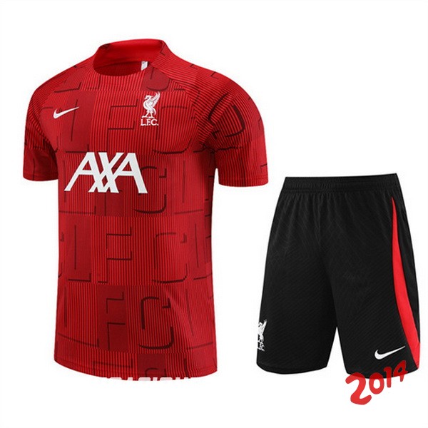 Entrenamiento Del Conjunto Completo Liverpool Ninos Rojo Negro 2023/2024