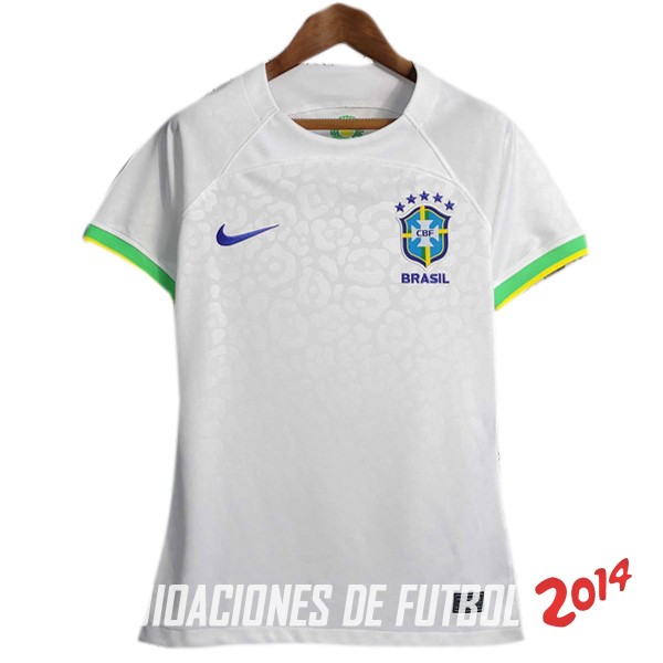 Camiseta Del Brasil Mujer Especial 2022 I Blanco