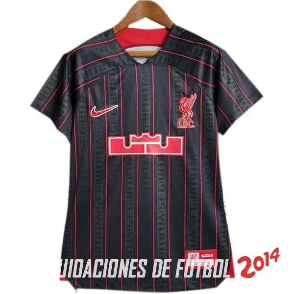 Camiseta Del Liverpool Mujer Especial 2022/2023 Rojo Negro