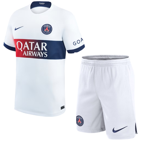 Camiseta Del Conjunto Completo Paris Saint Germain Ninos Segunda 2023/2024