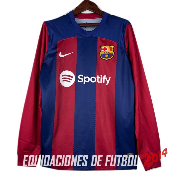 Tailandia Camiseta Del Barcelona Manga Larga Primera 2023/2024