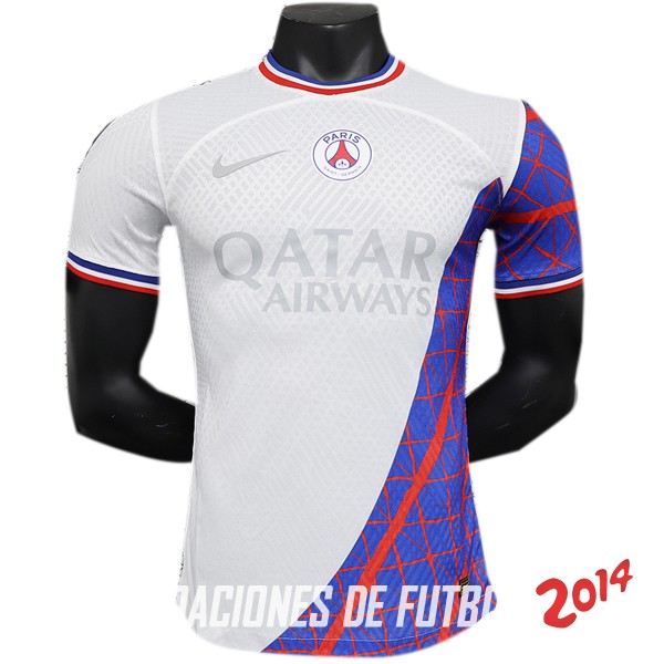 Tailandia Jugadores Camiseta Del Paris Saint Germain Especial Blanco Purpura 2023/2024