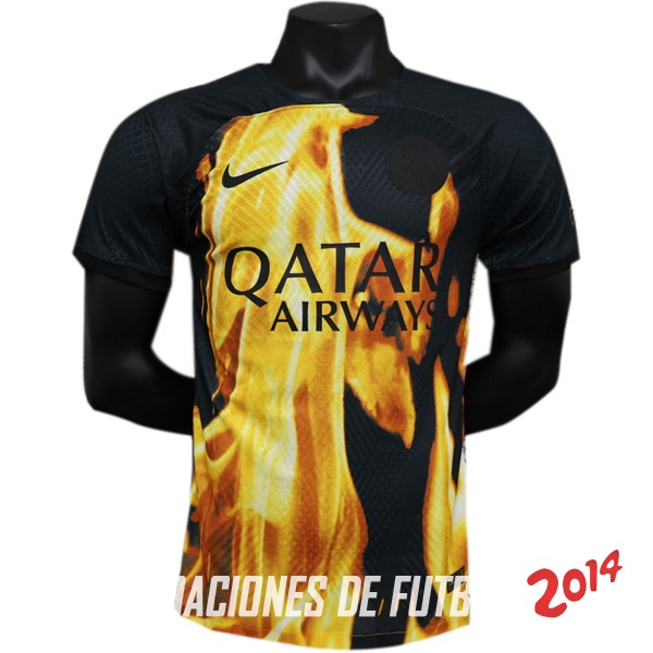 Tailandia Jugadores Camiseta Del Paris Saint Germain Especial Negro Amarillo 2023/2024