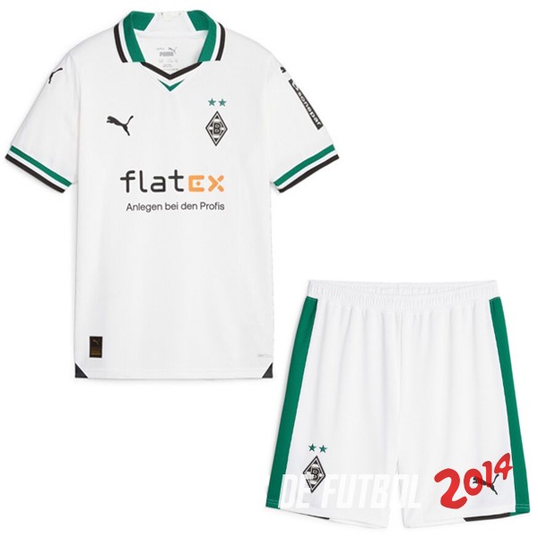 Camiseta Del Conjunto Completo Hombre Borussia Mönchengladbach Primera 2023/2024