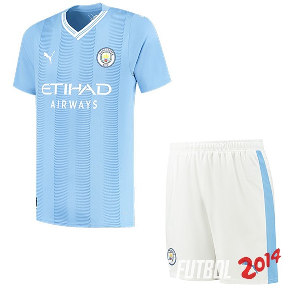 Camiseta Del Conjunto Completo Hombre Manchester City Primera 2023/2024