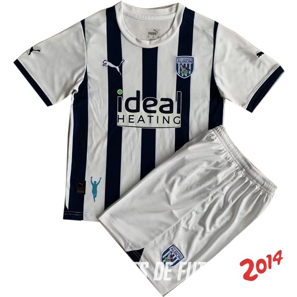 Camiseta Del Conjunto Completo West Brom Ninos Primera 2023/2024