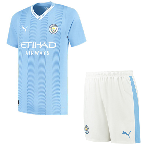 Camiseta Del Conjunto Completo Manchester city Nino Primera 2023/2024