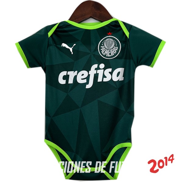Camiseta Del Conjunto Completo SE Palmeiras Ninos Onesies Primera 2023/2024