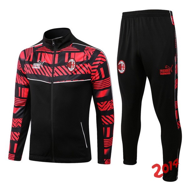 Chandal Conjunto Completo Ninos AC Milan Rojo I Negro 2022-2023