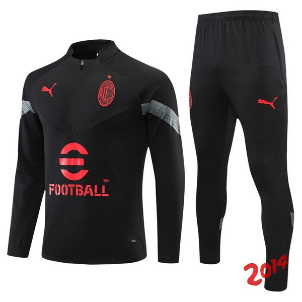 Chandal Conjunto Completo Ninos AC Milan I Negro 2022-2023