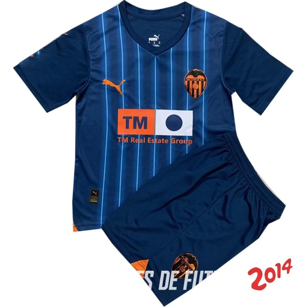 Camiseta Del Conjunto Completo Valencia Nino Segunda 2023/2024