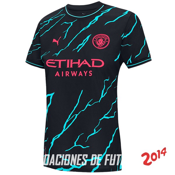 Camiseta Del Manchester City Mujer Tercera 2023/2024