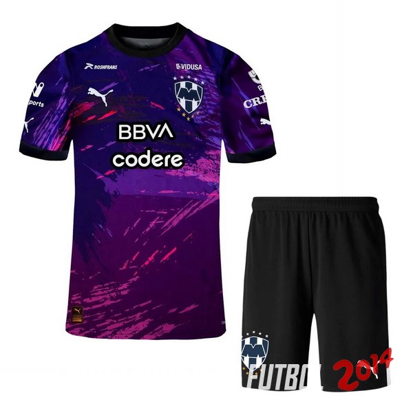 Camiseta Del Conjunto Completo CF Monterrey Nino Tercera 2023/2024