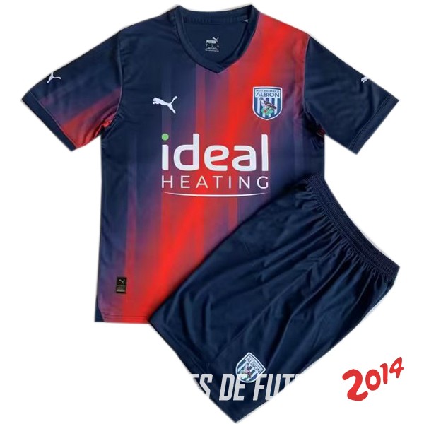 Camiseta Del Conjunto Completo West Brom Ninos Tercera 2023/2024