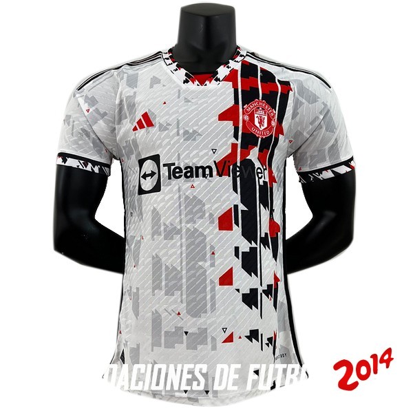 Tailandia Jugadores Camiseta Del Manchester United Especial Blanco 2023/2024