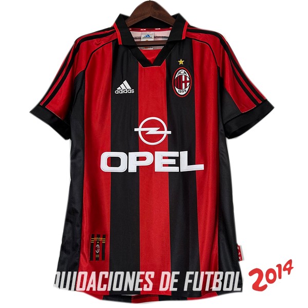 Retro Camiseta De AC Milan Primera 1998/2000