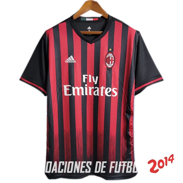Retro Camiseta De AC Milan Primera 2016/2017