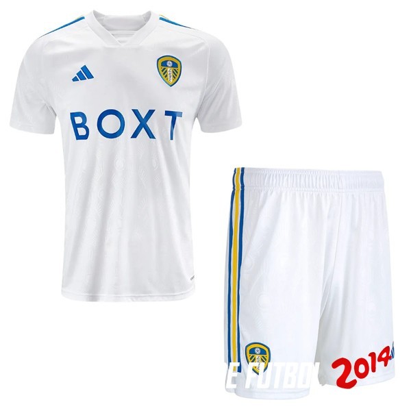 Camiseta Del Conjunto Completo Hombre Leeds United AFC Primera 2023/2024