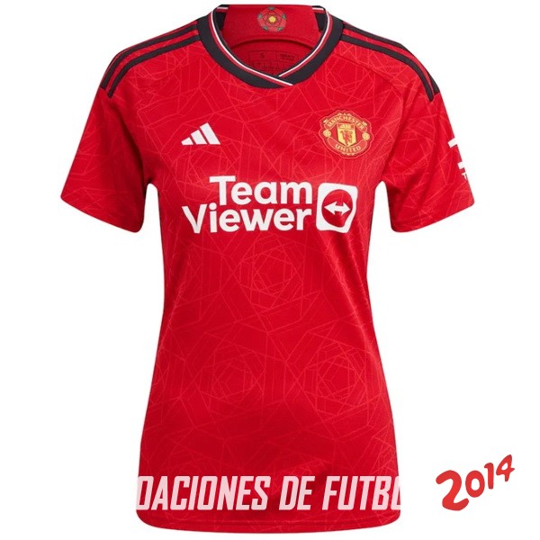 Camiseta Del Manchester United Mujer Primera 2023/2024