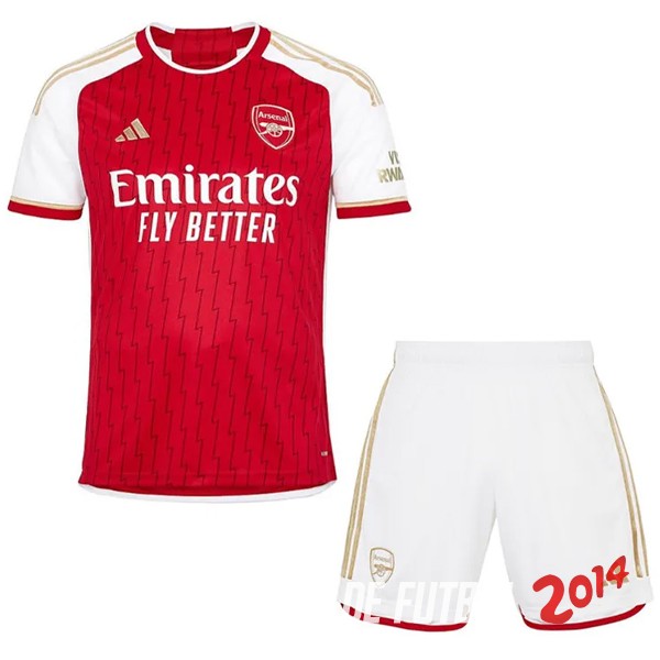 Camiseta Del Conjunto Completo Arsenal Nino Primera 2023/2024